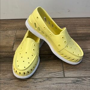Sperry Soft Yellow Boat Shoes
